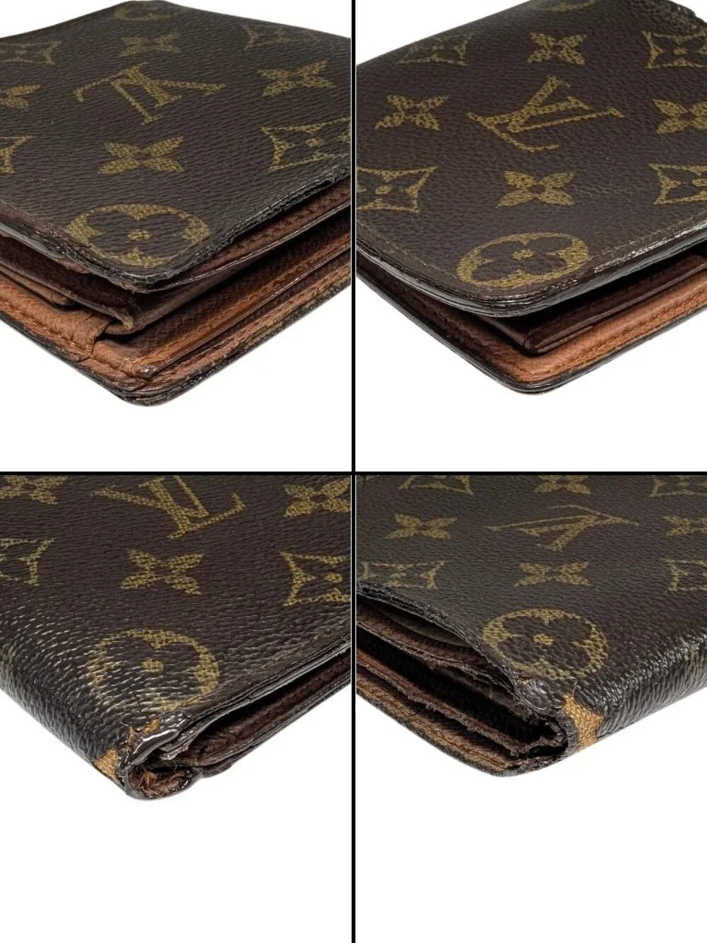 Louis Vuitton Monogram Coated Canvas Marco Men's Bi-Fold Wallet CAO994 READ